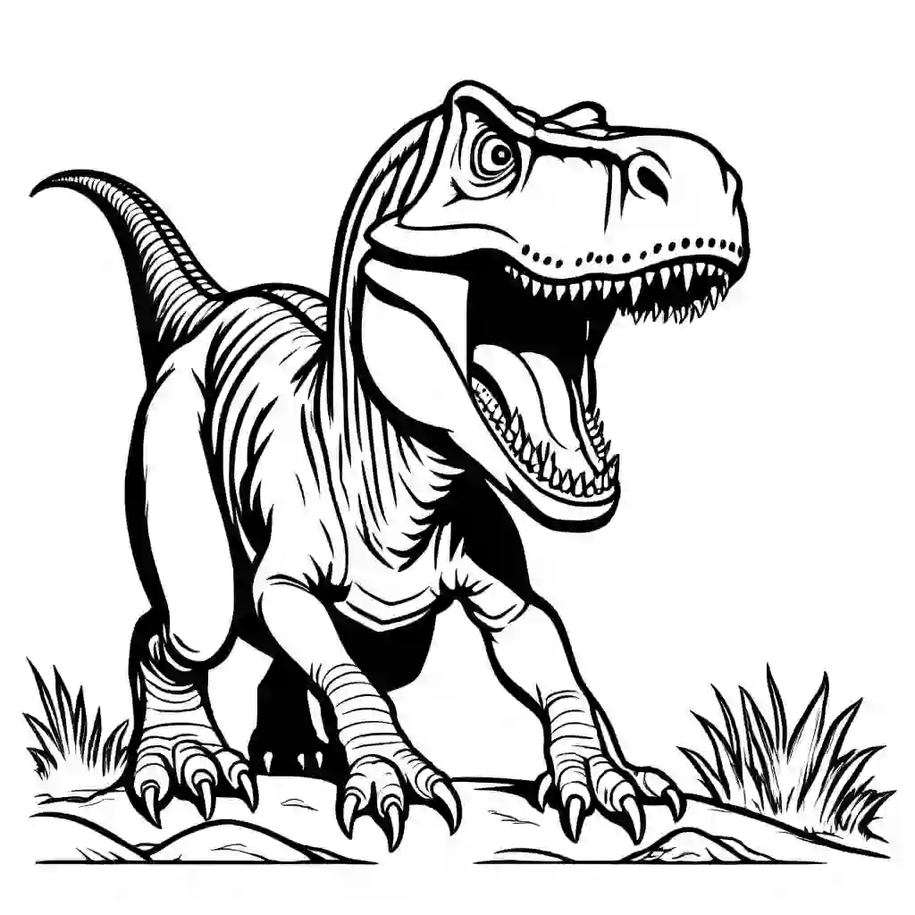 Carnivore dinosaurs coloring pages